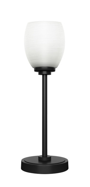 Toltec Lighting - 53-MB-615 - One Light Table Lamp - Luna - Matte Black