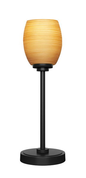 Toltec Lighting - 53-MB-625 - One Light Table Lamp - Luna - Matte Black