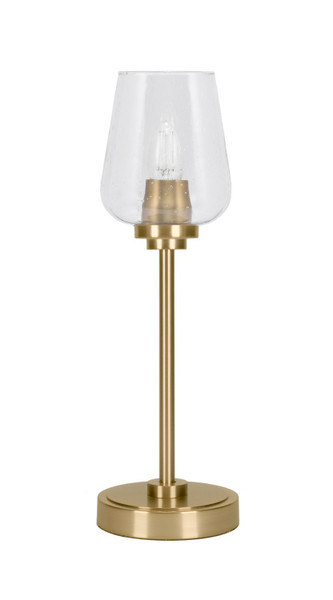 Toltec Lighting - 53-NAB-210 - One Light Table Lamp - Luna - New Age Brass