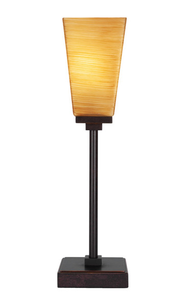 Toltec Lighting - 54-DG-670 - One Light Table Lamp - Luna - Dark Granite