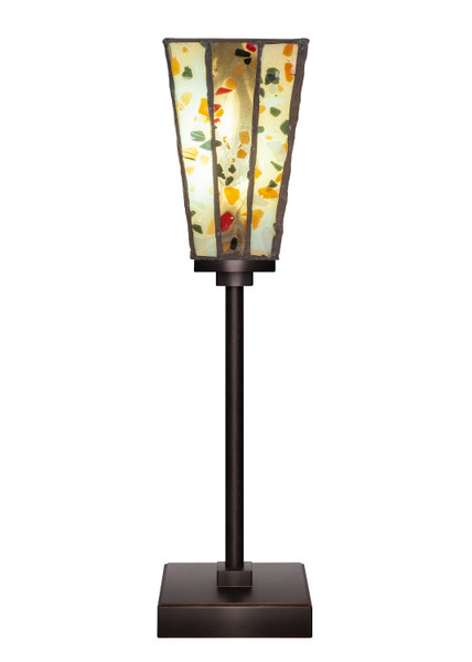 Toltec Lighting - 54-DG-9564 - One Light Table Lamp - Luna - Dark Granite