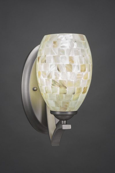 Toltec Lighting - 551-GP-406 - One Light Wall Sconce - Zilo - Graphite