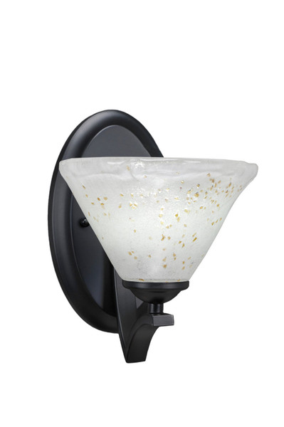 Toltec Lighting - 551-MB-7145 - One Light Wall Sconce - Zilo - Matte Black