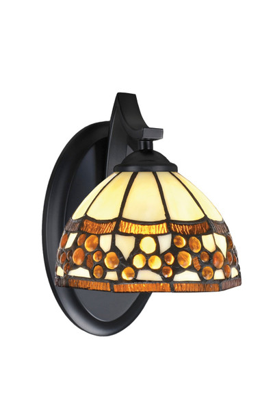Toltec Lighting - 551-MB-9975 - One Light Wall Sconce - Zilo - Matte Black