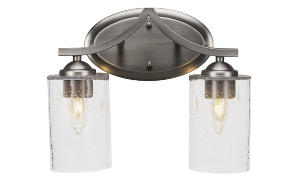 Toltec Lighting - 552-GP-300 - Two Light Bath Bar - Zilo - Graphite
