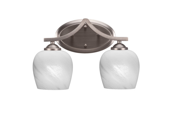 Toltec Lighting - 552-GP-4811 - Two Light Bath Bar - Zilo - Graphite