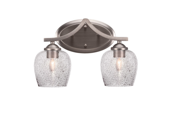 Toltec Lighting - 552-GP-4812 - Two Light Bath Bar - Zilo - Graphite