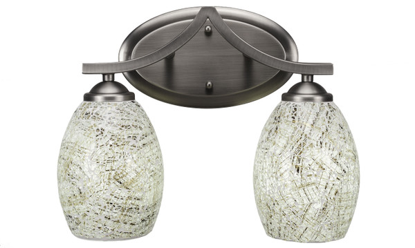 Toltec Lighting - 552-GP-5054 - Two Light Bath Bar - Zilo - Graphite