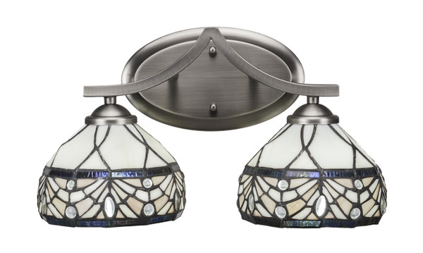 Toltec Lighting - 552-GP-9485 - Two Light Bath Bar - Zilo - Graphite