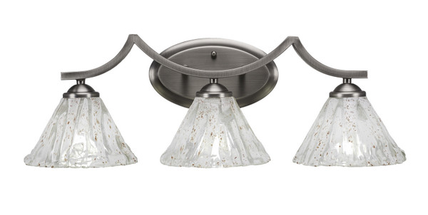 Toltec Lighting - 553-GP-7195 - Three Light Bath Bar - Zilo - Graphite