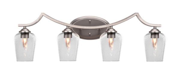 Toltec Lighting - 554-GP-210 - Four Light Bath Bar - Zilo - Graphite
