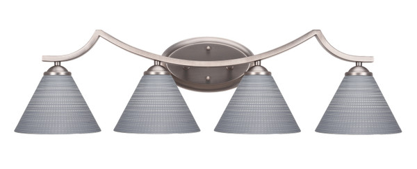 Toltec Lighting - 554-GP-4052 - Four Light Bath Bar - Zilo - Graphite