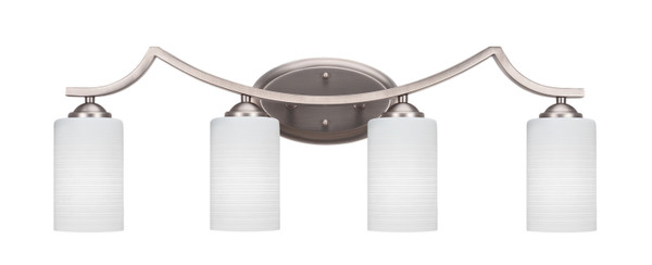 Toltec Lighting - 554-GP-4061 - Four Light Bath Bar - Zilo - Graphite
