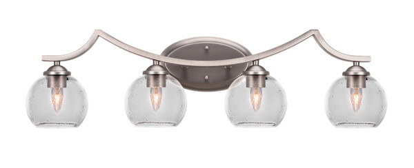 Toltec Lighting - 554-GP-4100 - Four Light Bath Bar - Zilo - Graphite