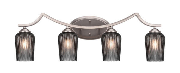Toltec Lighting - 554-GP-4252 - Four Light Bath Bar - Zilo - Graphite