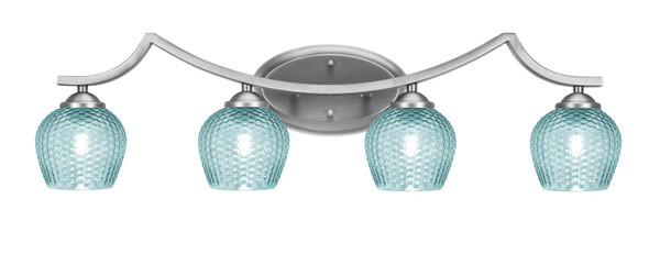 Toltec Lighting - 554-GP-4605 - Four Light Bath Bar - Zilo - Graphite