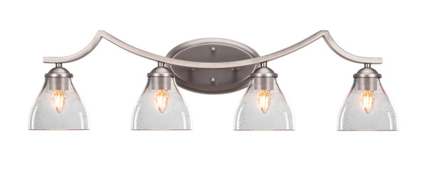 Toltec Lighting - 554-GP-4760 - Four Light Bath Bar - Zilo - Graphite