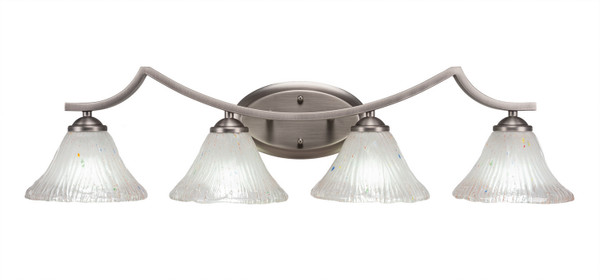 Toltec Lighting - 554-GP-751 - Four Light Bath Bar - Zilo - Graphite