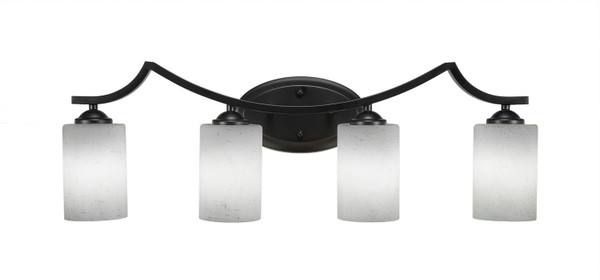 Toltec Lighting - 554-MB-300 - Four Light Bath Bar - Zilo - Matte Black