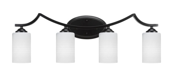 Toltec Lighting - 554-MB-4061 - Four Light Bath Bar - Zilo - Matte Black