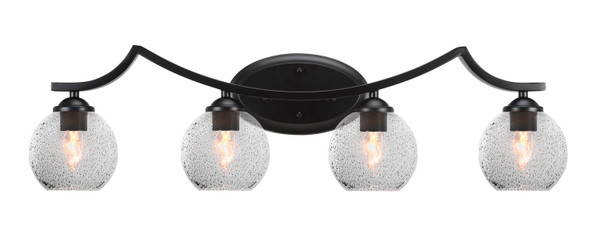 Toltec Lighting - 554-MB-4102 - Four Light Bath Bar - Zilo - Matte Black