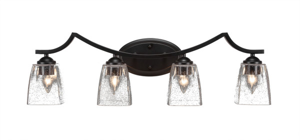 Toltec Lighting - 554-MB-461 - Four Light Bath Bar - Zilo - Matte Black
