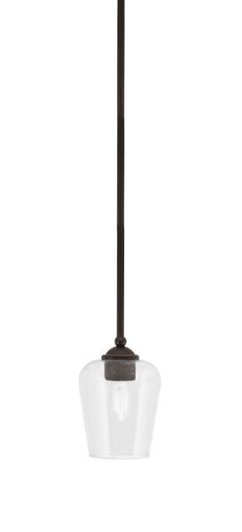 Toltec Lighting - 560-DG-210 - One Light Mini Pendant - Zilo - Dark Granite