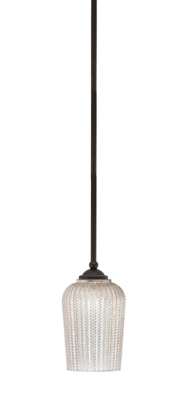 Toltec Lighting - 560-DG-4253 - One Light Mini Pendant - Zilo - Dark Granite