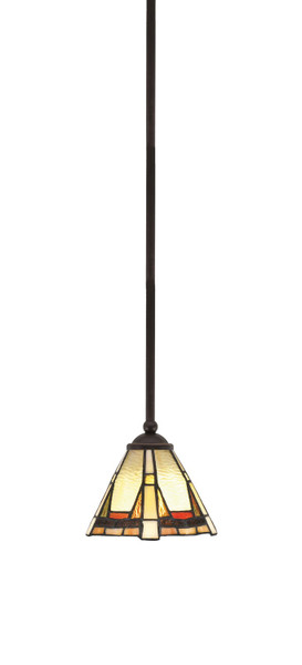 Toltec Lighting - 560-DG-9345 - One Light Mini Pendant - Zilo - Dark Granite
