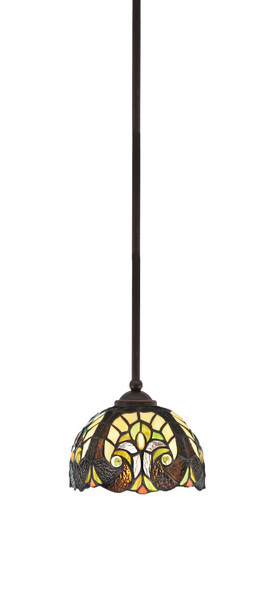 Toltec Lighting - 560-DG-9945 - One Light Mini Pendant - Zilo - Dark Granite
