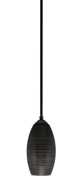 Toltec Lighting - 560-MB-4049 - One Light Mini Pendant - Zilo - Matte Black