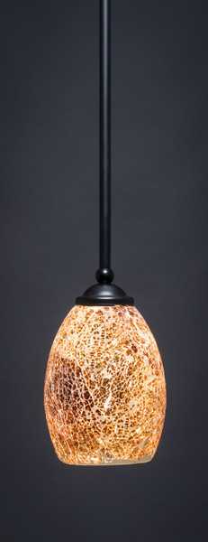Toltec Lighting - 560-MB-4175 - One Light Mini Pendant - Zilo - Matte Black