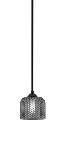 Toltec Lighting - 560-MB-4612 - One Light Mini Pendant - Zilo - Matte Black