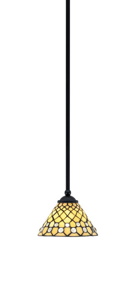 Toltec Lighting - 560-MB-9415 - One Light Mini Pendant - Zilo - Matte Black