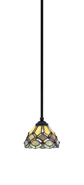 Toltec Lighting - 560-MB-9435 - One Light Mini Pendant - Zilo - Matte Black