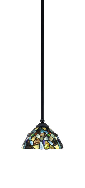 Toltec Lighting - 560-MB-9955 - One Light Mini Pendant - Zilo - Matte Black