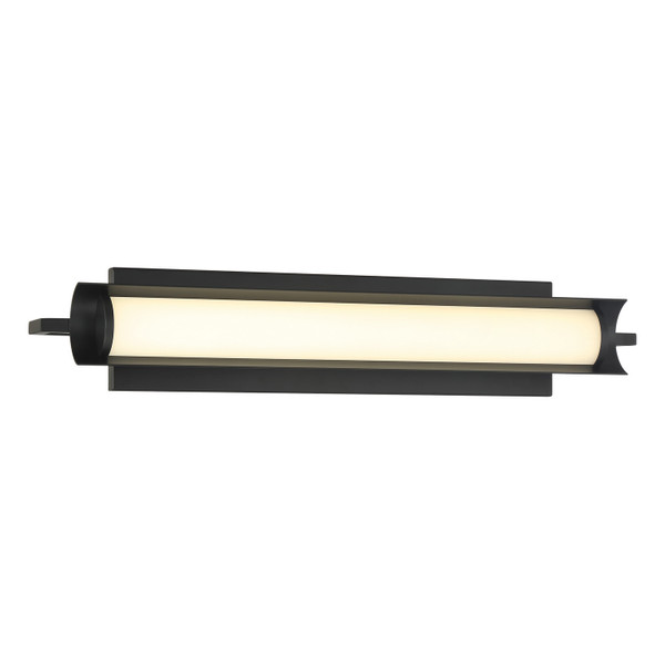 George Kovacs - P1552-66A-L - LED Wall Mount - Trizay - Coal Black
