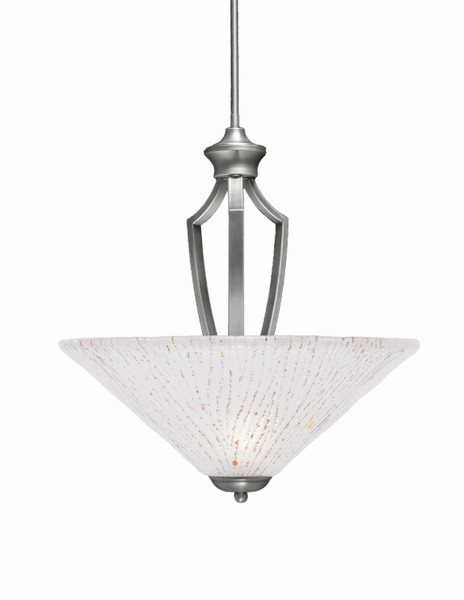 Toltec Lighting - 567-GP-711 - Three Light Pendant - Zilo - Graphite