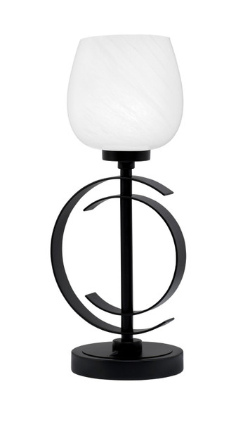 Toltec Lighting - 56-MB-4811 - One Light Accent Lamp - Accent Lamps - Matte Black