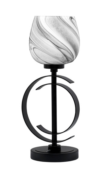 Toltec Lighting - 56-MB-4819 - One Light Accent Lamp - Accent Lamps - Matte Black
