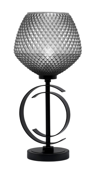 Toltec Lighting - 56-MB-4922 - One Light Accent Lamp - Accent Lamps - Matte Black