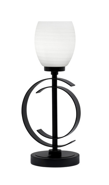 Toltec Lighting - 56-MB-615 - One Light Accent Lamp - Accent Lamps - Matte Black
