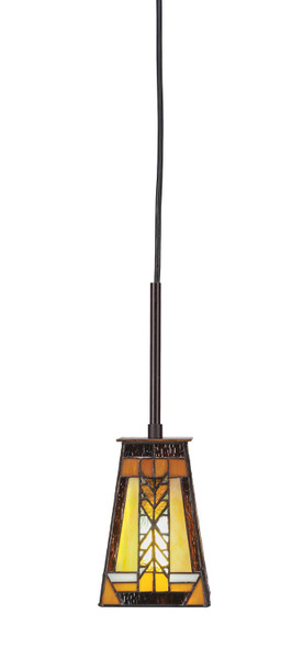 Toltec Lighting - 572-DG-9864 - One Light Mini Pendant - Apollo - Dark Granite