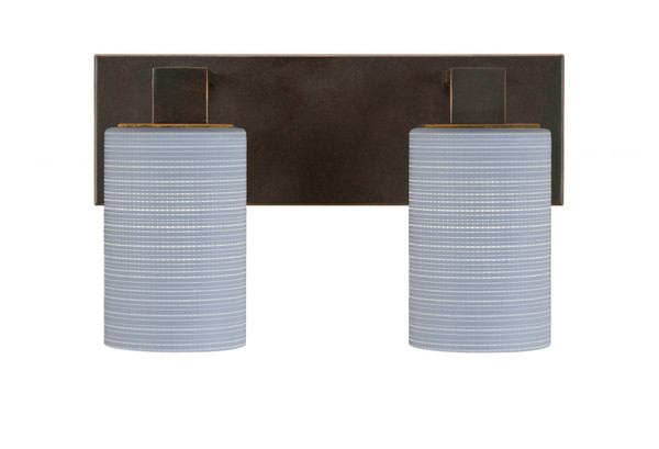 Toltec Lighting - 582-DG-4062 - Two Light Bath Bar - Apollo - Dark Granite