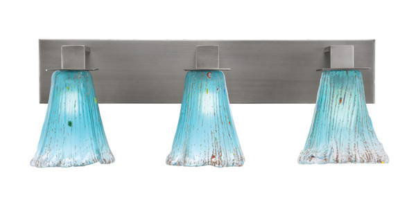 Toltec Lighting - 583-GP-725 - Three Light Bath Bar - Apollo - Graphite