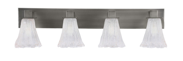 Toltec Lighting - 584-GP-729 - Four Light Bath Bar - Apollo - Graphite