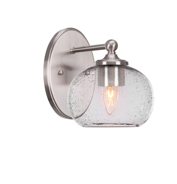 Toltec Lighting - 5911-BN-202 - One Light Wall Sconce - Capri - Brushed Nickel
