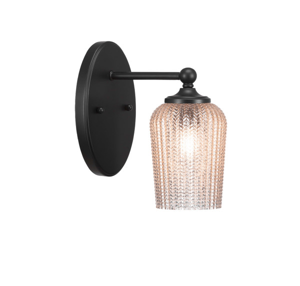 Toltec Lighting - 5911-MB-4253 - One Light Wall Sconce - Capri - Matte Black
