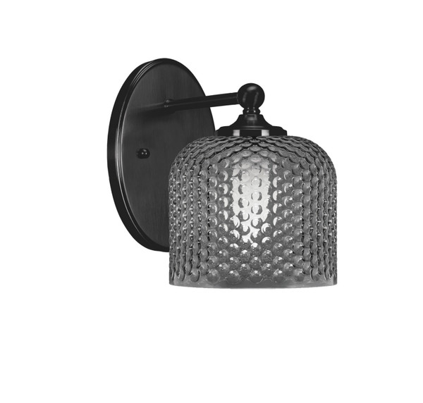 Toltec Lighting - 5911-MB-4612 - One Light Wall Sconce - Capri - Matte Black