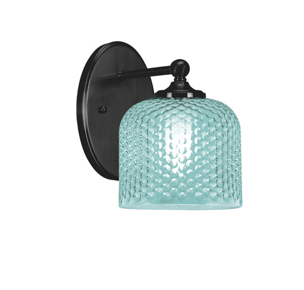 Toltec Lighting - 5911-MB-4615 - One Light Wall Sconce - Capri - Matte Black
